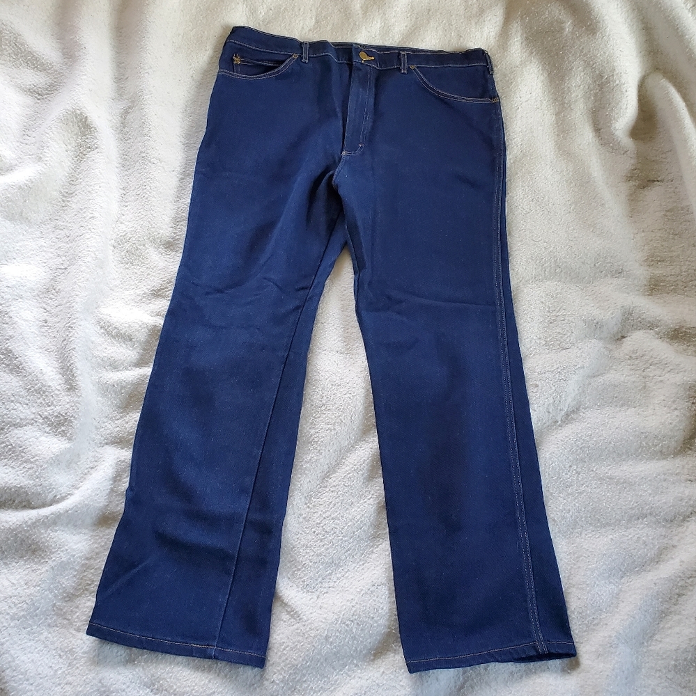 Lee Riders Vtg Boot Cut Jeans, 42x32, Union Made in USA